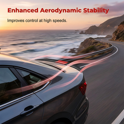 🚗 ✨ Car Downforce Rear Spoiler – ABS, 3-Piece Adjustable, No-Drill Install 🏁