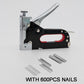 🔨 LIMITED-TIME 50% OFF! ✨ 3-in-1 Woodworking Staple Nail Tool – Manual, Alloy Steel, Adjustable Pressure 🛠️