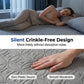 Quilted Waterproof Mattress Protector – Blocks spills & stains, keeps your mattress fresh. Deep pocket, no shifting. Sleep soundly! 😴✨