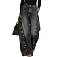 👖 50% OFF NOW! ⏰ Women's Wide-Leg Jeans with Grommet Detail – Relaxed fit & trendy design – Perfect for casual or streetwear looks – comfortable and stylish ✨🔥