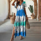💖💃Women’s Causal V-Neck Gradient Dress