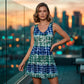 📢📢40% OFF !! ⏰ Women's Sleeveless V-Neck Tie-Dye Dress
