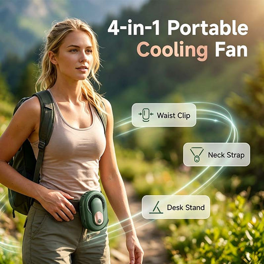 📢📢43% OFF !! ⏰4-in-1 Portable Waist Fan
