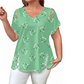 📢📢40% OFF !! ⏰Women’s Heart Print V-Neck Top