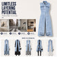 👗 50% OFF NOW! 👖 Women Sleeveless High Slit Denim Vest Dress – Flattering longline fit, high slit & stylish – Perfect for summer layering & casual chic ☀️