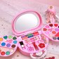 ⏰Kids Washable Makeup Toy Set with Portable Pink Handbag