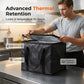 ⏰Large Capacity Handheld Zipper Aluminum Foil Insulated Bag