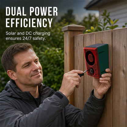 📢📢40% OFF !! ⏰☀️ 2026 Sale — Over 56,300 Sold! 🚨 Solar Alarm Light Guard