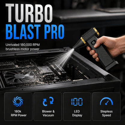 📢📢50% OFF !! ⏰Handheld Turbo Blower & Vacuum Cleaner