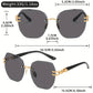 📢📢50% OFF !! ⏰Statement Rimless Sunglasses