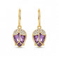 🌹 Elegant Rosebud C-Shaped Hoop Earrings – Rhinstone Embellished, Lightweight Alloy, 4 Colors ✨