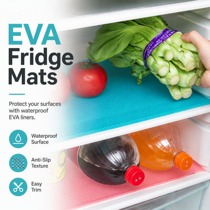 🧊 LIMITED TIME 50% OFF! Stop Sticky Mess Before It Spreads – Cut-to-Size Fridge Liners, Washable & Non-Slip. UK Stock 🇬🇧