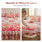 🛏️ 2026 Sale — Over 26,300 Sold!💐 3‑Piece Floral Ruffled Bed Skirt Set