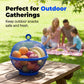 🧺 Fruit basket with lid – Breathable, Drainable, Insect Proof ✨