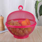 🧺 Fruit basket with lid – Breathable, Drainable, Insect Proof ✨