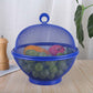 🧺 Fruit basket with lid – Breathable, Drainable, Insect Proof ✨