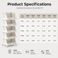 ⏰Multi-Tier Foldable Storage Organizer with Wheels