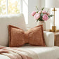 📢📢50% OFF !! ⏰Soft Chenille Bow-Shaped Throw Pillow
