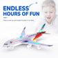 Electric Model Aircraft with Sound and LED Lights