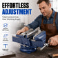🔩⚙️ Wide‑Opening Bench Vise – Heavy‑Duty, Adjustable, Precise ✨