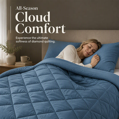 ⏰3-Piece Quilted Comforter Set with Shams