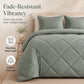 ⏰3-Piece Quilted Comforter Set with Shams
