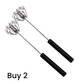 Stainless Steel Semi-Automatic Hand Egg Beater