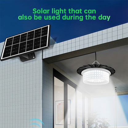 Solar Pendant Light – 360° glow, IP65 & 4 brightness levels ✨