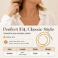 💫 Women's Elegant Gold Plated Flat Chain Necklace – Timeless Shine, Premium Finish & Versatile Daily Wear – A Must-Have Accessory for Every Woman 💖