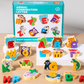 🧸 26-Piece Wooden Letter & Animal Matching Toy – Hands-On Alphabet Mastery, Vibrant Animal Illustrations & Child-Safe Design – Learning Made Fun ✨
