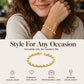 ✨ Women’s Elegant Heart Link Bracelet – Dainty Romantic Design, Adjustable Chain ✨