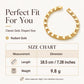 ✨ Women’s Elegant Heart Link Bracelet – Dainty Romantic Design, Adjustable Chain ✨