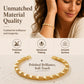 ✨ Women’s Elegant Heart Link Bracelet – Dainty Romantic Design, Adjustable Chain ✨