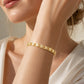 ✨ Women’s Elegant Heart Link Bracelet – Dainty Romantic Design, Adjustable Chain ✨