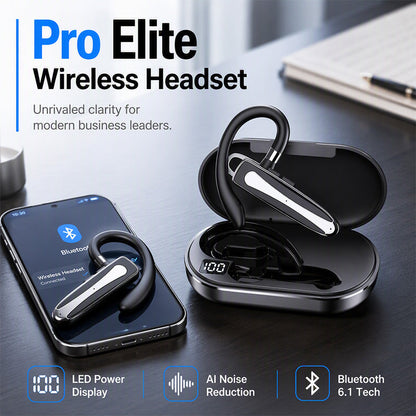 👂 Ergonomic Ear-Hook — All-Day Comfort, Zero Pressure
