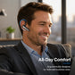 👂 Ergonomic Ear-Hook — All-Day Comfort, Zero Pressure