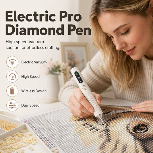 💎  Rechargeable Electric Diamond Pen – Precise, Comfortable, Time‑Saving