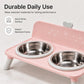 🥣 Elevated Pet Bowls – Detachable & double‑bowl design 🐾✨