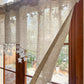 ⏰Versatile Country Style Curtain with Star Lace Trim⭐️