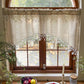 ⏰Versatile Country Style Curtain with Star Lace Trim⭐️