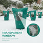 🌱 Winter Plant Cover — Freeze Protection, Zipper & Drawstring, Clear Window