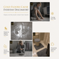 ✨ 4-Piece Faux Cashmere Bathroom Rug Set – Ultra-Soft Plush Underfoot, Overlock Stitched Anti-Shedding & Secure Grip – Rectangular Mat, U-Shaped Toilet Mat, Lid Cover & Runner 🧼