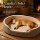 💤 Detachable Oval Pet Bed – Cozy, Moisture-Proof, Scratch Resistant ✨