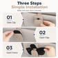 🕶️ Car Sunglasses Holder – Double clip & ticket card mount ✨