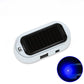 ✨ Solar-Powered Security Light: LED Flashing Deterrent, Wireless, Weather-Resistant, Blue/Red