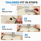 💧 LIMITED-TIME 50% OFF! ⏰Food Grade Silicone Faucet Splash Guard Mat – Cuttable & Thickened, Sloped Draining Pad | No More Splash or Wet Countertops