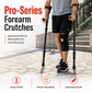 💪 Folding Forearm Crutches – Non-slip & mobility aid ✨