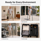 💪 Folding Forearm Crutches – Non-slip & mobility aid ✨