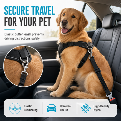 Elastic Nylon Dog Car Safety Harness