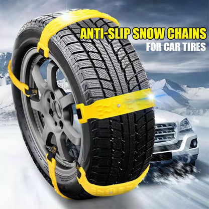 🥳2026 HOT SALE🥳💞50K+ SOLD! 🚗❄️ 50% OFF! Premium Anti-Slip Snow Chain – superior traction on snow & ice, universal fit, easy install. Drive safely this winter! 🛡️💪